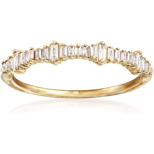 Ross-Simons 0.20 ct. t.w. Baguette Diamond Ring in 14kt Yellow Gold For Women